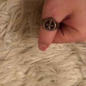 James Avery cross ring heart seems like 6-7